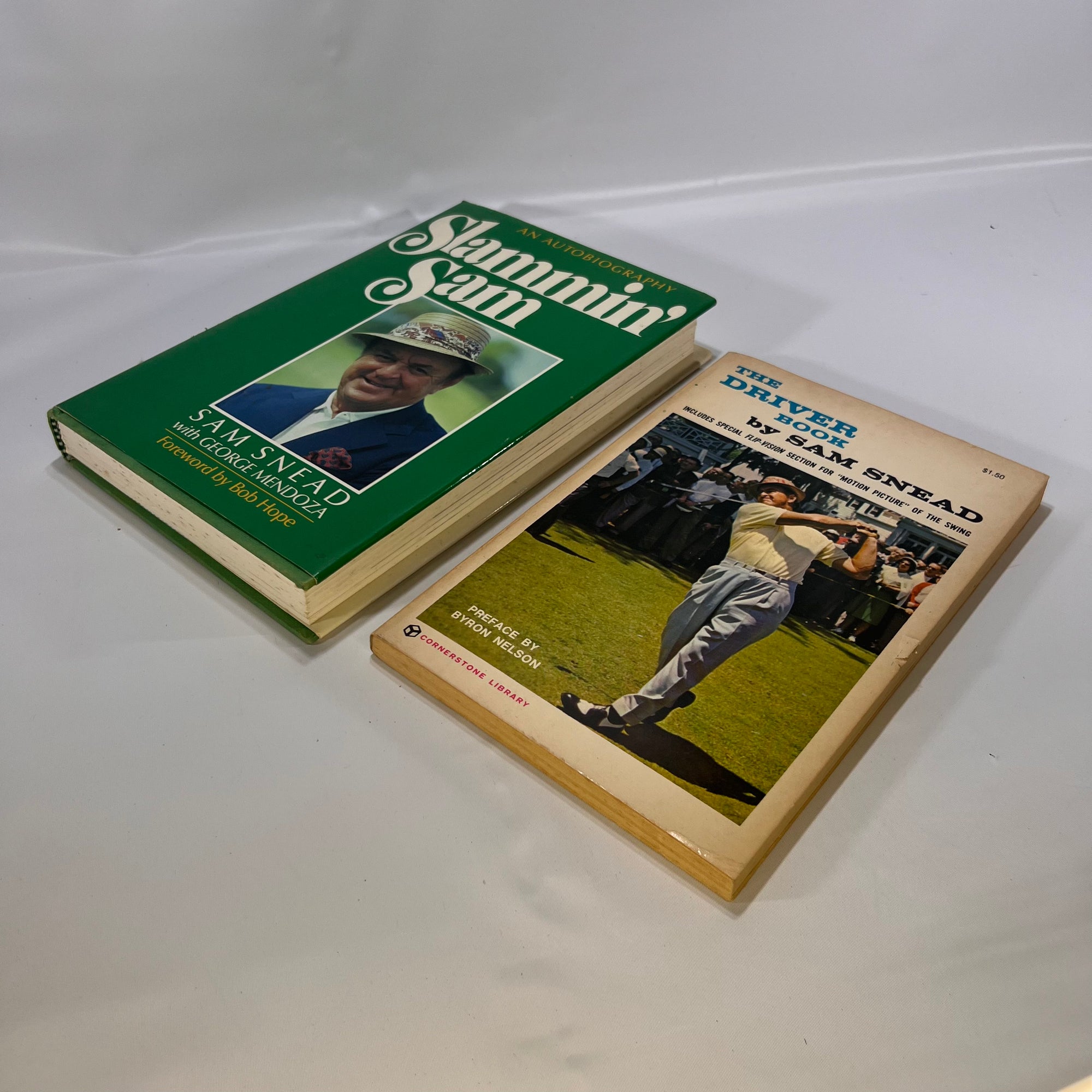 Two Books by Sam Snead Slammin' Sam 1986 The Driver Book 1973 Vintage Golf Books