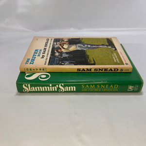 Two Books by Sam Snead Slammin' Sam 1986 The Driver Book 1973 Vintage Golf Books