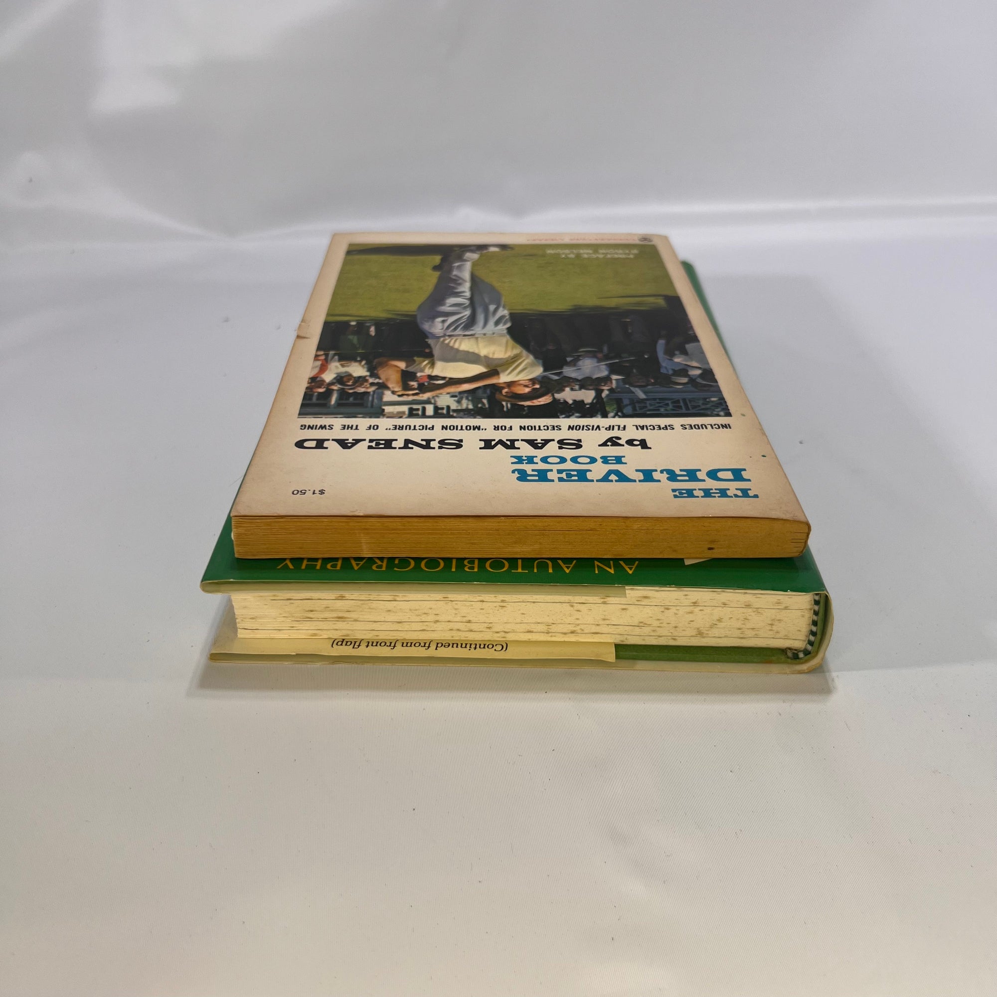 Two Books by Sam Snead Slammin' Sam 1986 The Driver Book 1973 Vintage Golf Books