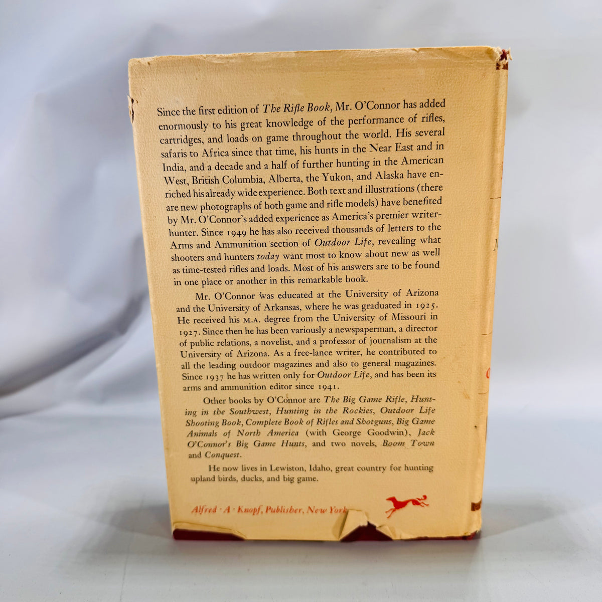 Hunting & Survival Bundle — The Rifle Book (1964, 2nd Rev.) + Wilderness Survival Guide (1987) — Jack O’Connor & Monty Alford | 2-Book Bundle, Sporting/Outdoor