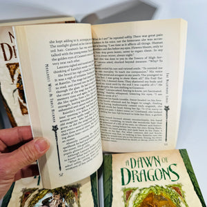 Dragonlance Chronicles Fantasy 6-Book Set — A Rumor of Dragons to A Dawn of Dragons (2003–2004) — Margaret Weis & Tracy Hickman | Young Adult Adaptation Series