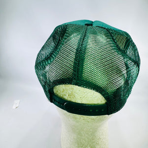 Oliver Tractor Mesh Trucker Hat Green Snapback Sun Cap