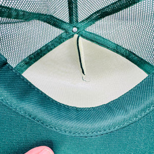 Oliver Tractor Mesh Trucker Hat Green Snapback Sun Cap