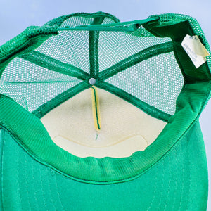 Michigan Farmer Trucker Hat Green Mesh Snapback Vintage
