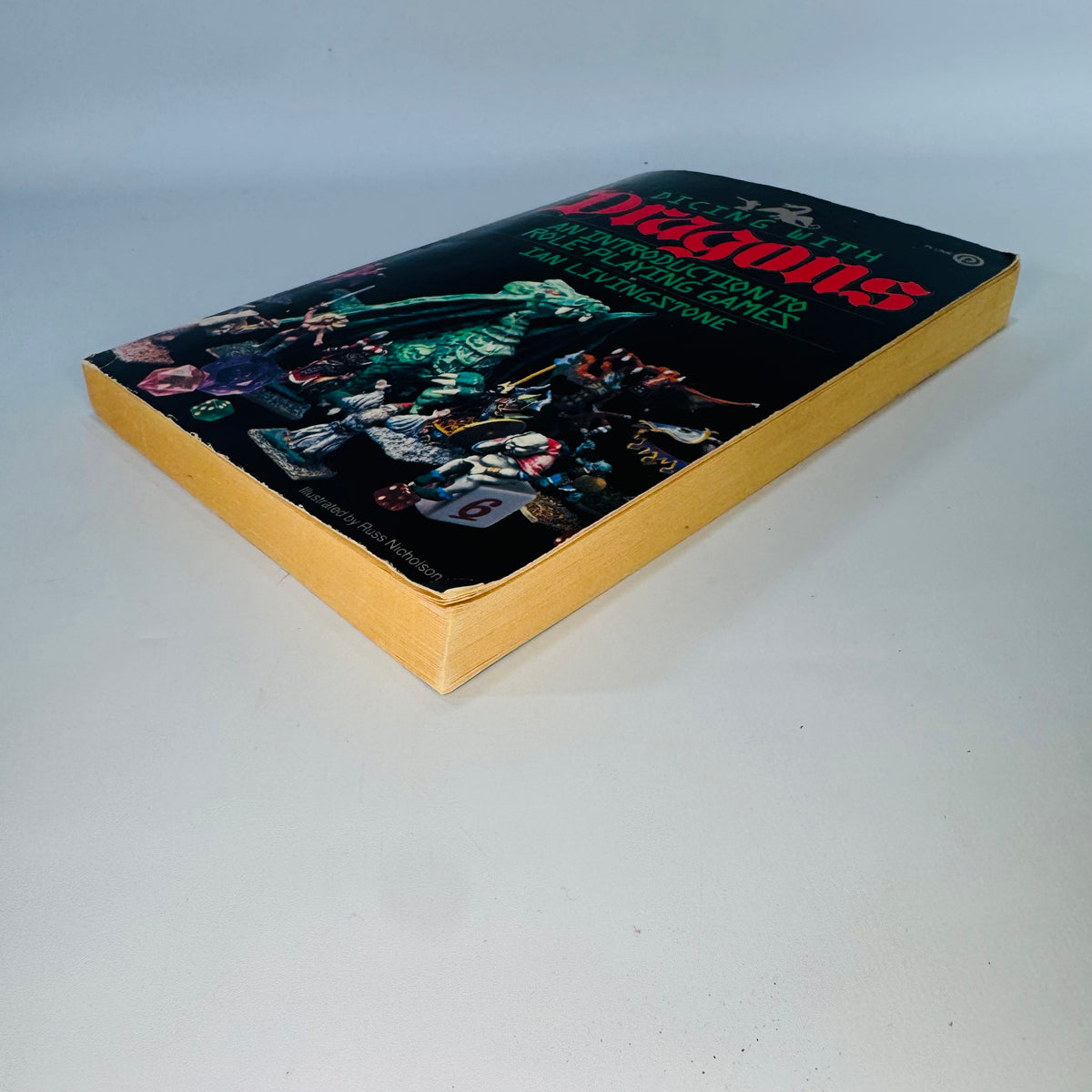 Dicing with Dragons Role-Playing Games Guide Book (1983) — Ian Livingstone | First Plume Printing, Fantasy Gaming Nonfiction