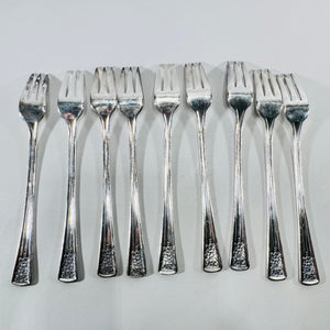 International Silver Silver Belle Cold Meat Forks Set of 9