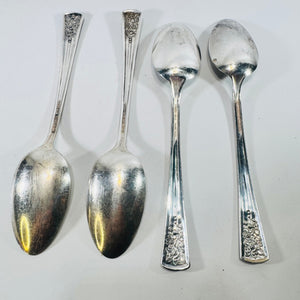 Silver Belle 1940 Silverplate Serving Spoons Set of 4