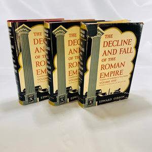 The Decline and Fall of the Roman Empire in Three Volumes by Edward Gibbon The Modern Library