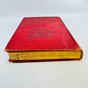 Agriculture for Beginners by Burkett Stevens and Hill Ginn Hardcover with Saginaw Michigan Inscription