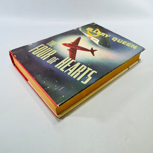 The Four of Hearts by Ellery Queen Grosset & Dunlap Madison Square Hardcover with Dust Jacket