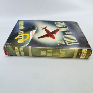 The Four of Hearts by Ellery Queen Grosset & Dunlap Madison Square Hardcover with Dust Jacket