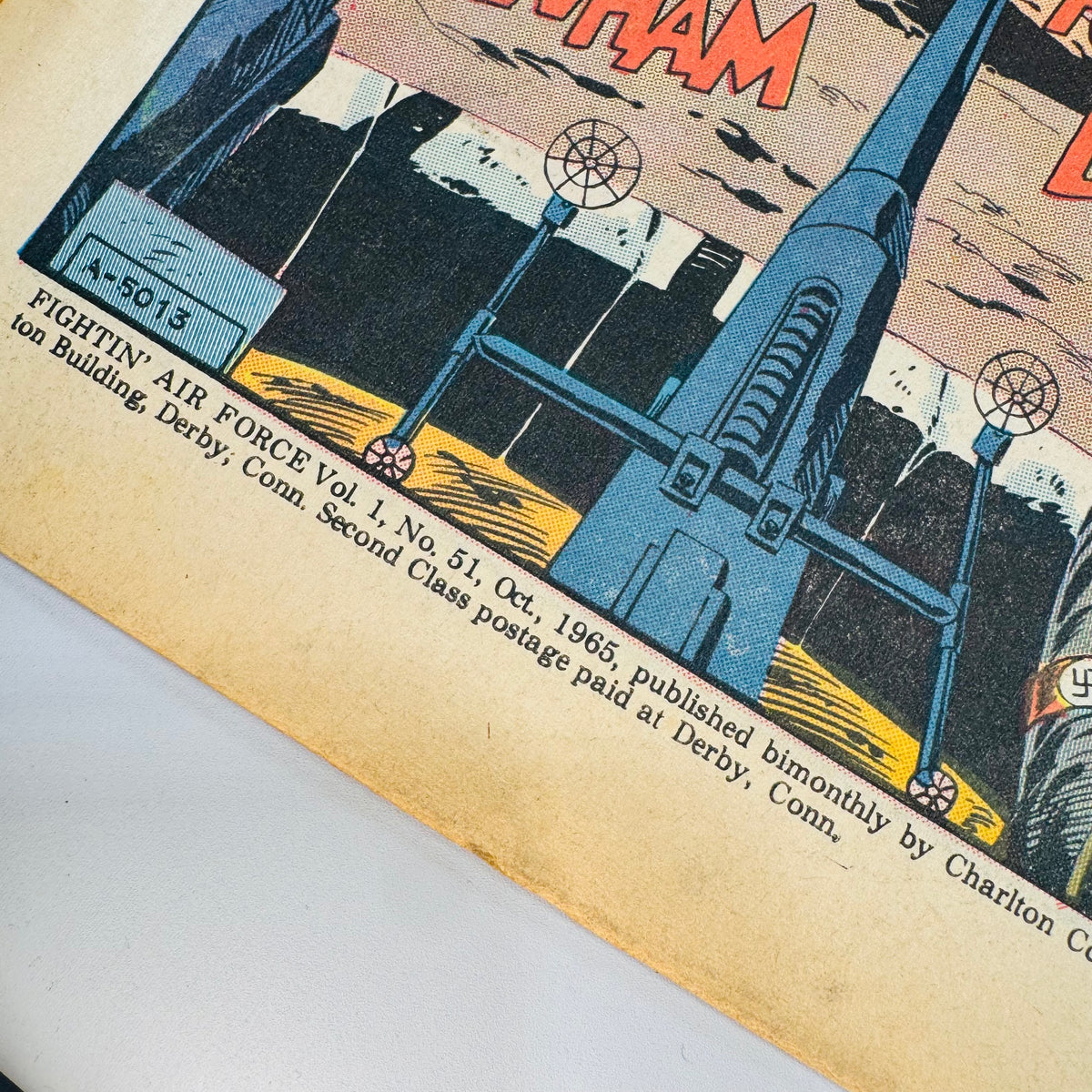 Vintage War Comics Lot — Fightin' Air Force #51, Fightin' Navy #126, Battlefield Action #79 (1965–1983) — Charlton Comics | Military Adventure, War Comics