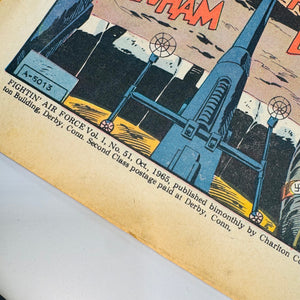Vintage War Comics Lot — Fightin' Air Force #51, Fightin' Navy #126, Battlefield Action #79 (1965–1983) — Charlton Comics | Military Adventure, War Comics