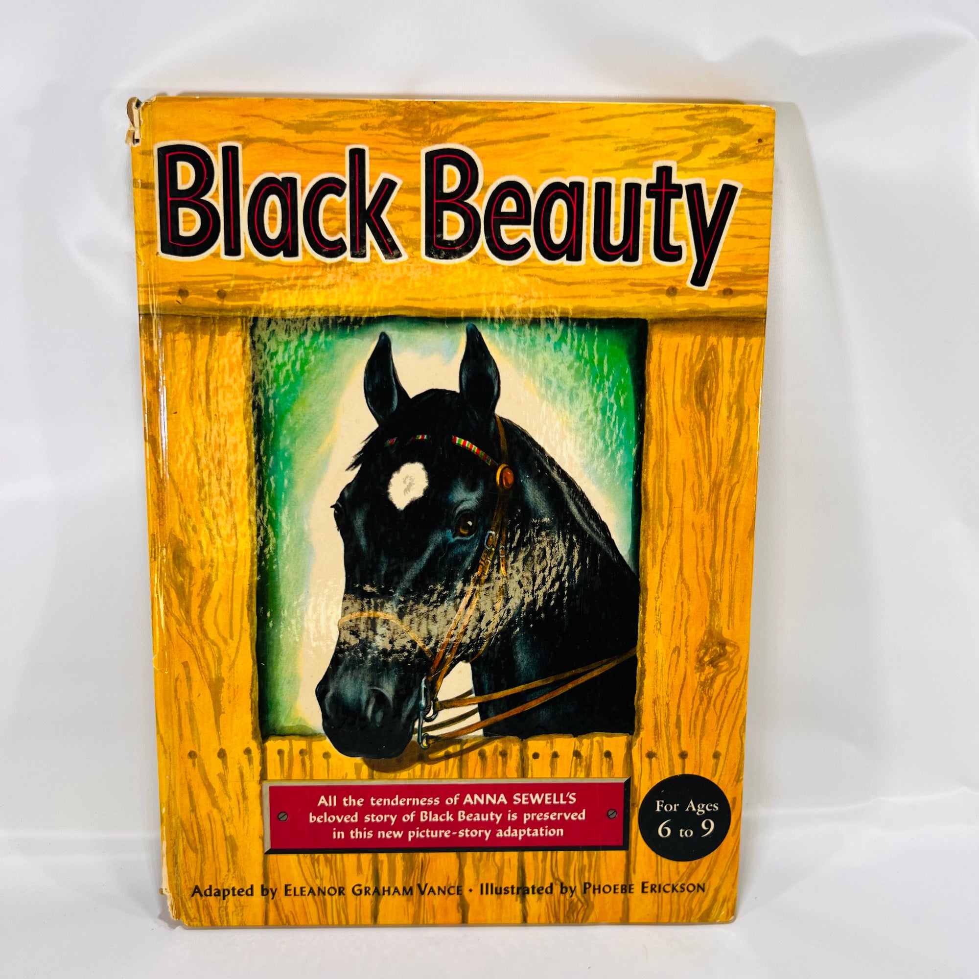 Black Beauty by Anna Sewell Adapted by Eleanor Graham Vance Illustrated by Phoebe Erickson 1949 Random House