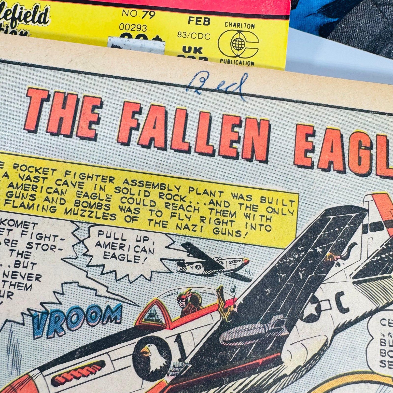 Vintage War Comics Lot — Fightin' Air Force #51, Fightin' Navy #126, Battlefield Action #79 (1965–1983) — Charlton Comics | Military Adventure, War Comics