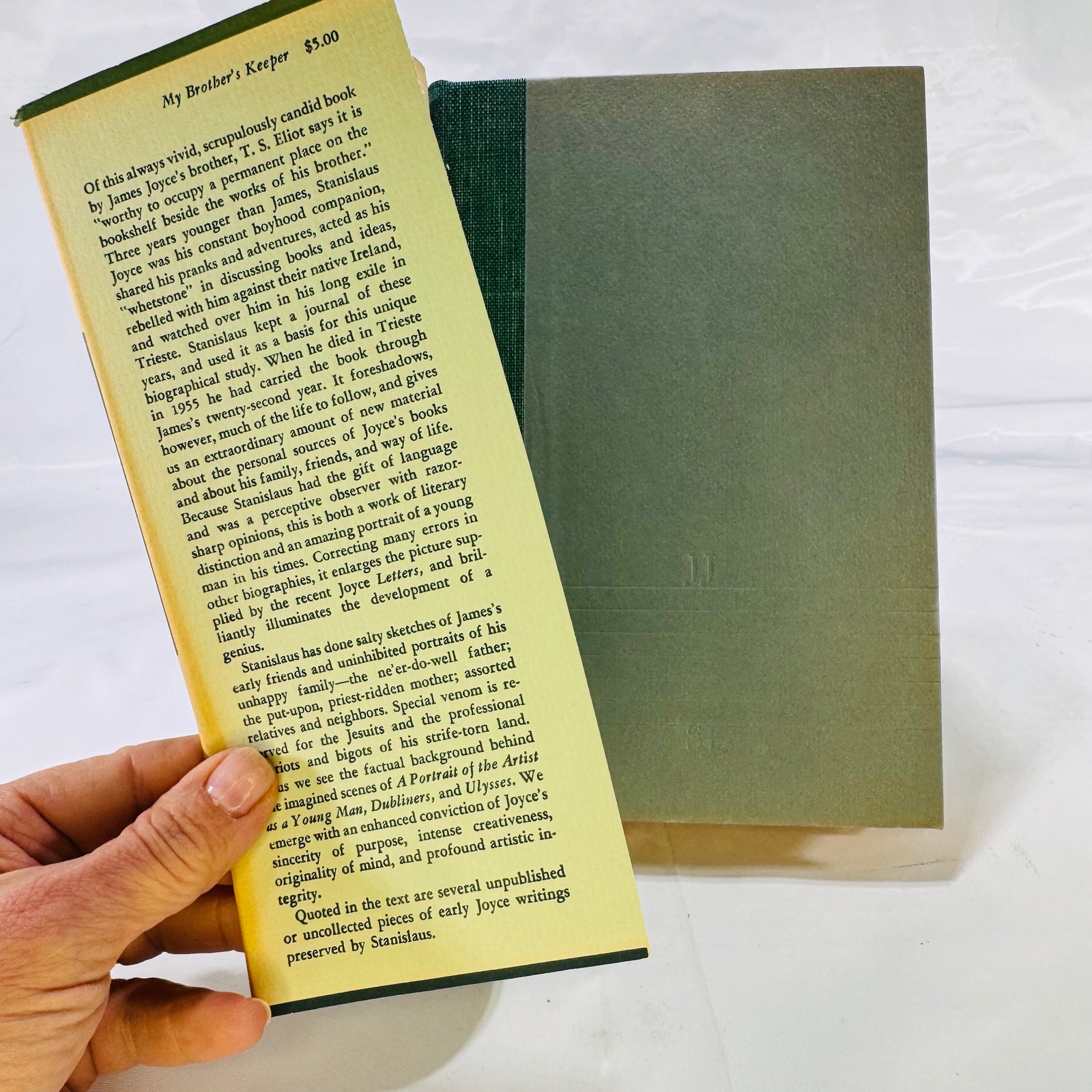 My Brother's Keeper by Stanislaus Joyce (1958), The Viking Press, Hardcover