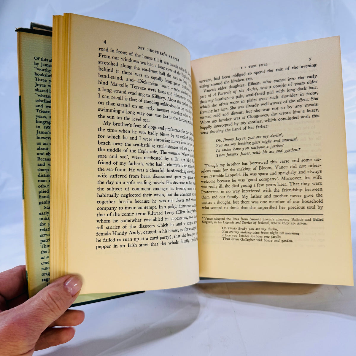 My Brother's Keeper by Stanislaus Joyce (1958), The Viking Press, Hardcover