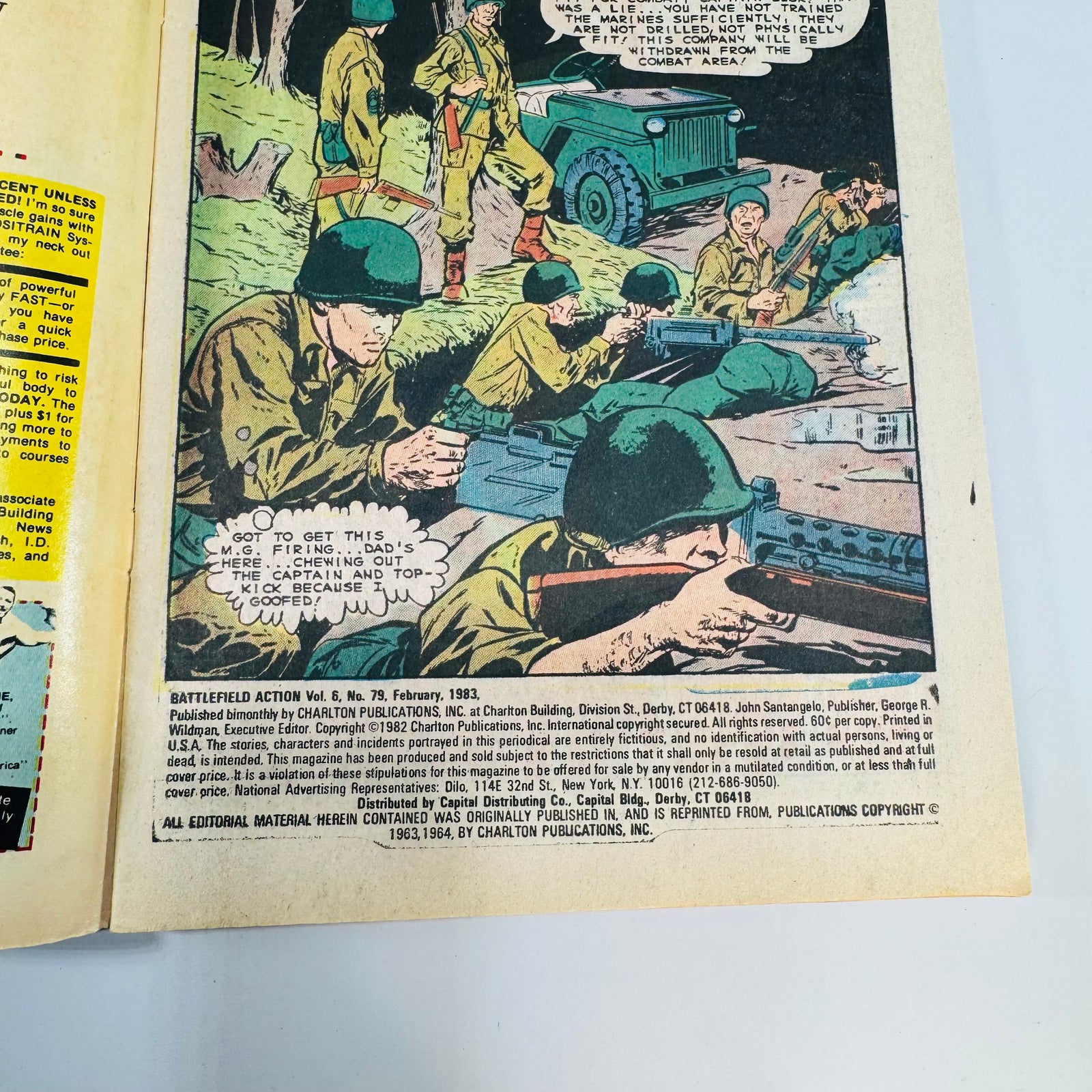 Vintage War Comics Lot — Fightin' Air Force #51, Fightin' Navy #126, Battlefield Action #79 (1965–1983) — Charlton Comics | Military Adventure, War Comics