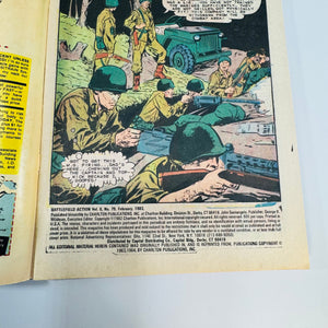 Vintage War Comics Lot — Fightin' Air Force #51, Fightin' Navy #126, Battlefield Action #79 (1965–1983) — Charlton Comics | Military Adventure, War Comics