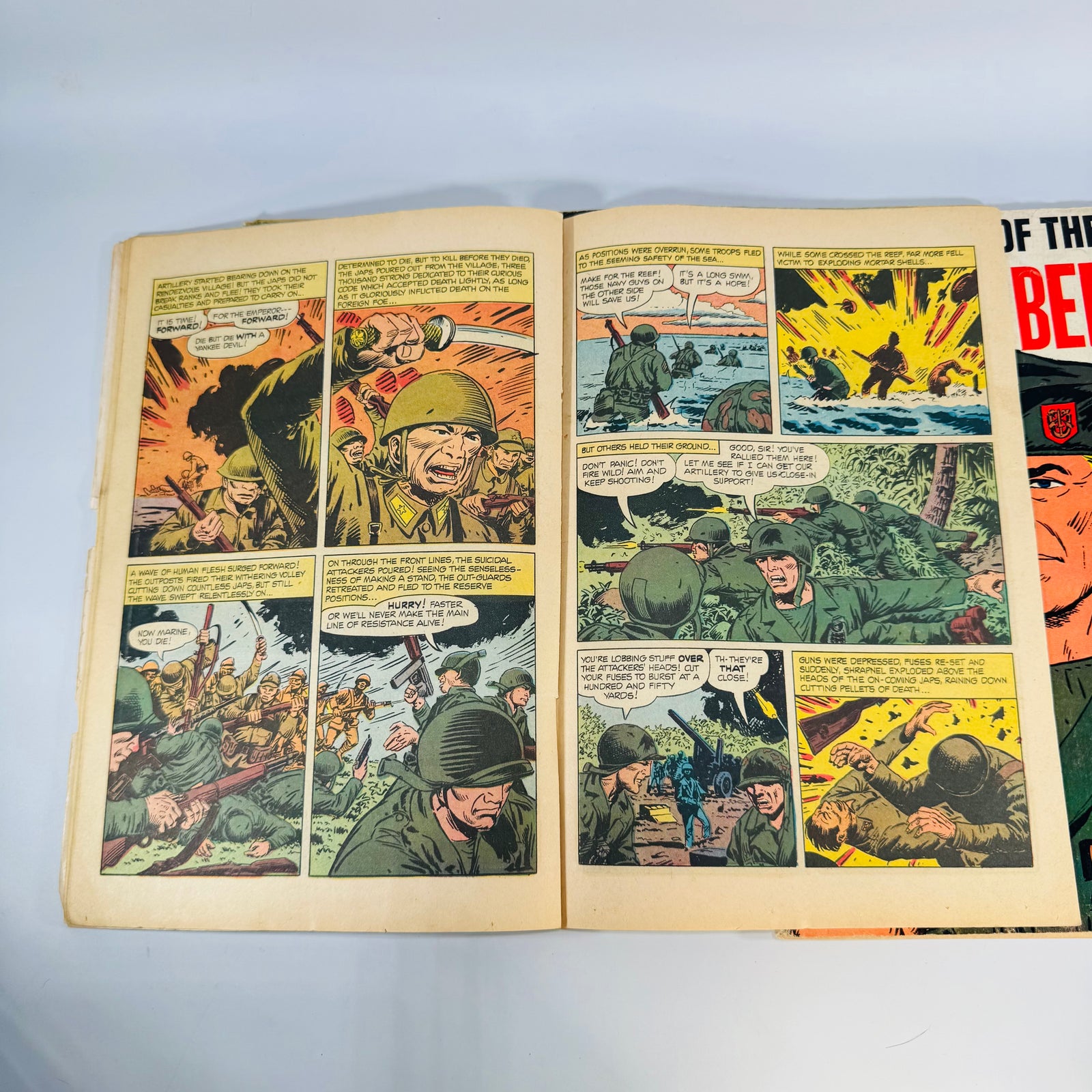 Vintage War Comics Lot — Dell Combat #26, Air War Stories #1, Tales of the Green Beret #1 (1964–1967) — Dell Comics | Silver Age Set, War Comics