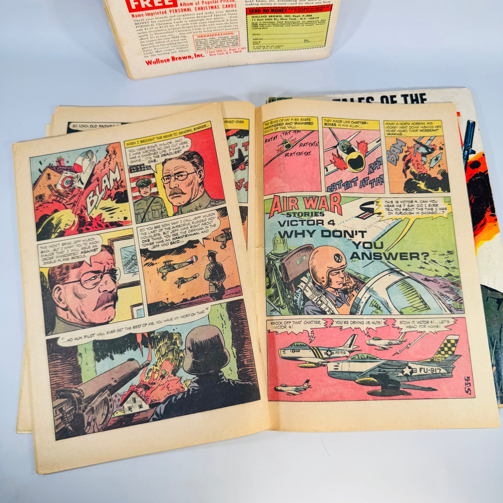 Vintage War Comics Lot — Dell Combat #26, Air War Stories #1, Tales of the Green Beret #1 (1964–1967) — Dell Comics | Silver Age Set, War Comics