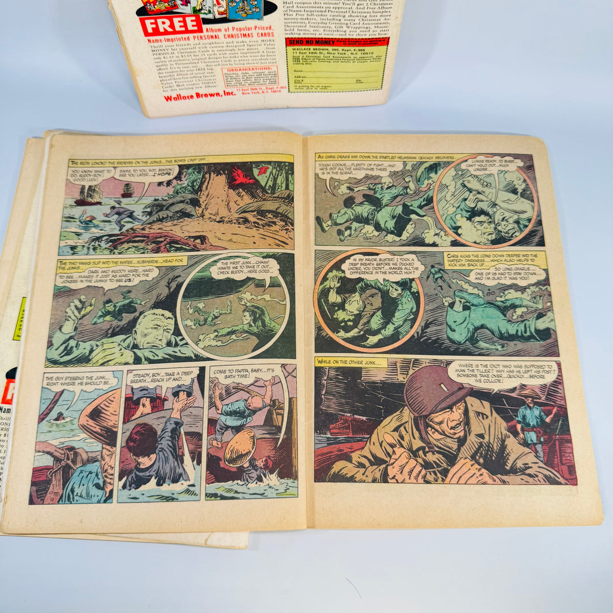 Vintage War Comics Lot — Dell Combat #26, Air War Stories #1, Tales of the Green Beret #1 (1964–1967) — Dell Comics | Silver Age Set, War Comics