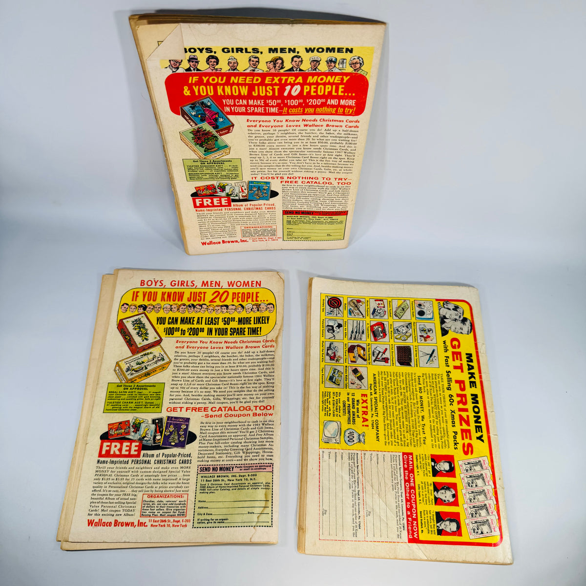 Vintage War Comics Lot — Dell Combat #26, Air War Stories #1, Tales of the Green Beret #1 (1964–1967) — Dell Comics | Silver Age Set, War Comics