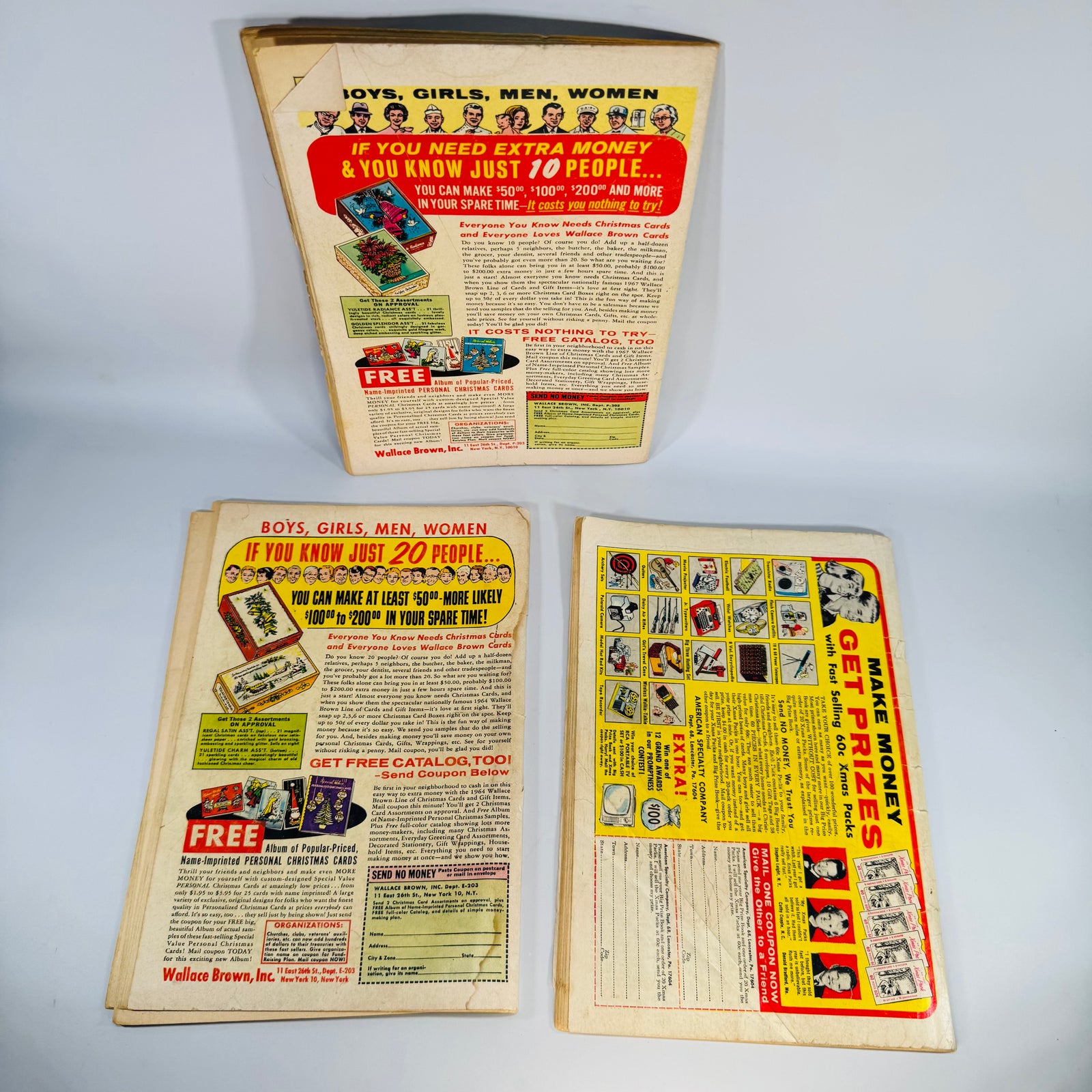 Vintage War Comics Lot — Dell Combat #26, Air War Stories #1, Tales of the Green Beret #1 (1964–1967) — Dell Comics | Silver Age Set, War Comics