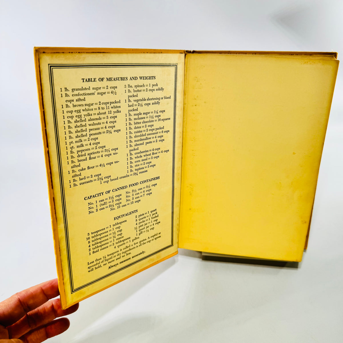 Antoinette Pope School Cookbook 1951 Tenth Printing by Antoinette and Francois Pope Hardcover with Handwritten Notes