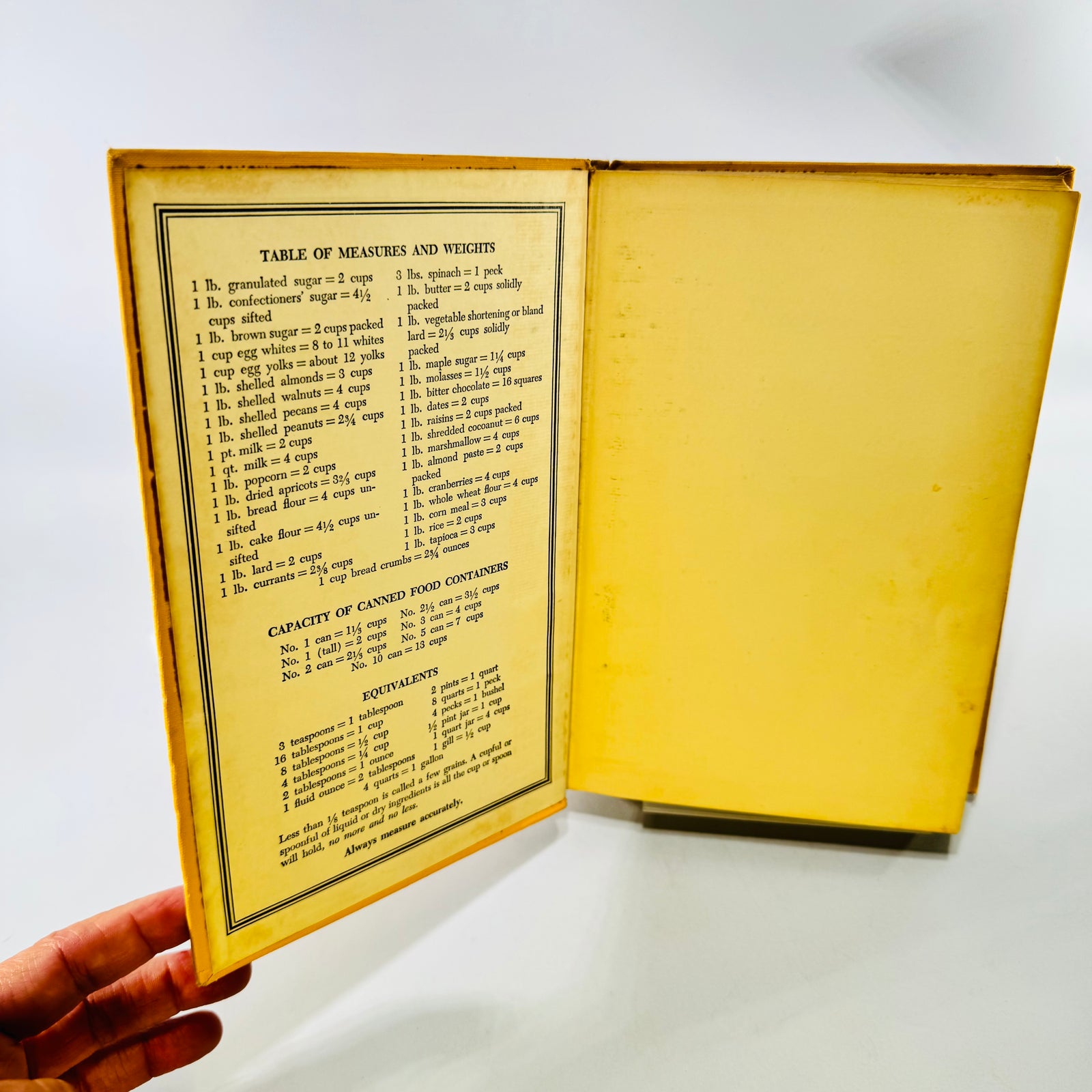 Antoinette Pope School Cookbook 1951 Tenth Printing by Antoinette and Francois Pope Hardcover with Handwritten Notes