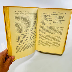 Antoinette Pope School Cookbook 1951 Tenth Printing by Antoinette and Francois Pope Hardcover with Handwritten Notes