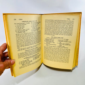 Antoinette Pope School Cookbook 1951 Tenth Printing by Antoinette and Francois Pope Hardcover with Handwritten Notes