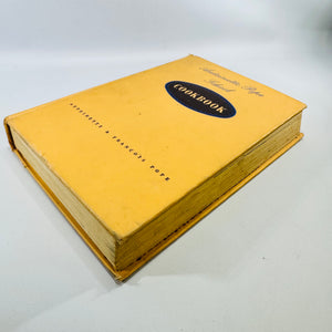 Antoinette Pope School Cookbook 1951 Tenth Printing by Antoinette and Francois Pope Hardcover with Handwritten Notes