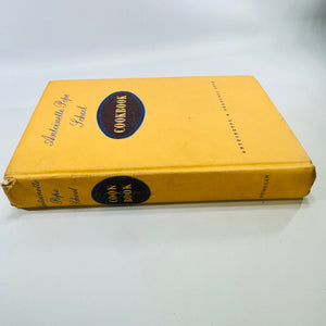 Antoinette Pope School Cookbook 1951 Tenth Printing by Antoinette and Francois Pope Hardcover with Handwritten Notes