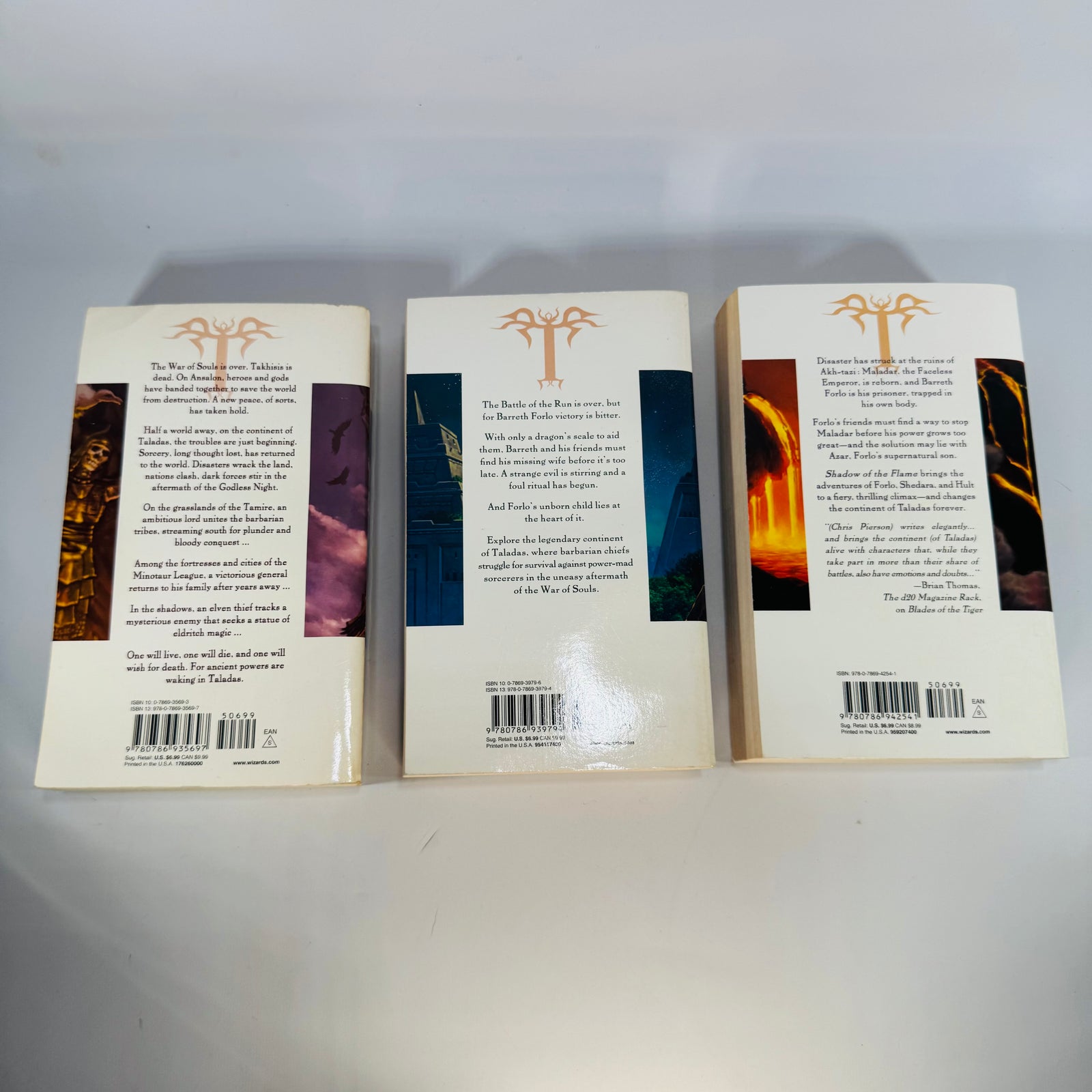 Dragonlance Fantasy Adventure Paperback Set — Taladas Trilogy (2005–2007) — Chris Pierson | 3-Book Series, Fantasy Adventure