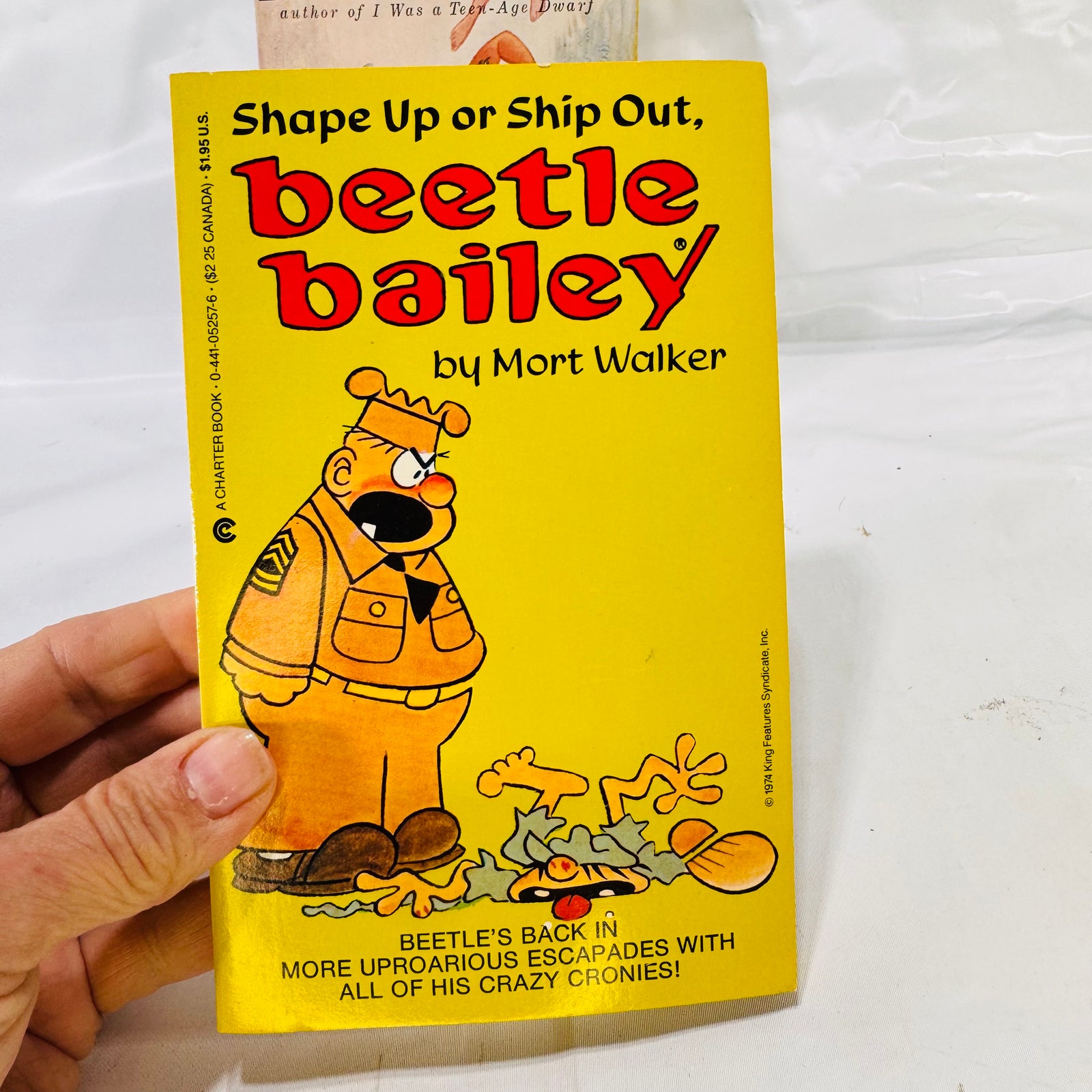 Shape Up or Ship Out by Mort Walker (1985) & The Many Loves of Dobie Gillis by Max Shulman (1951), Paperback Bundle