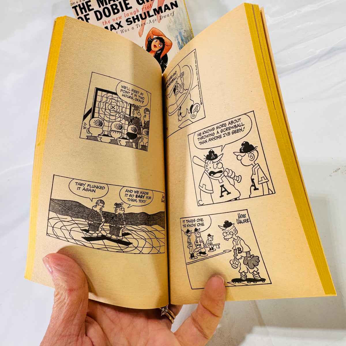 Shape Up or Ship Out by Mort Walker (1985) & The Many Loves of Dobie Gillis by Max Shulman (1951), Paperback Bundle