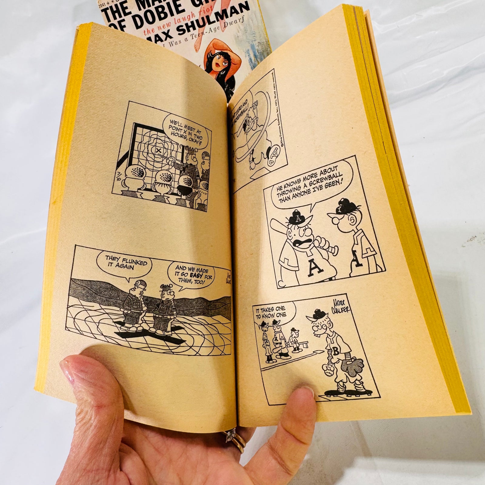 Shape Up or Ship Out by Mort Walker (1985) & The Many Loves of Dobie Gillis by Max Shulman (1951), Paperback Bundle