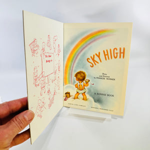 Sky High by Frances Wosmek 1975 Samuel Lowe Bonnie Book Illustrated Hardcover