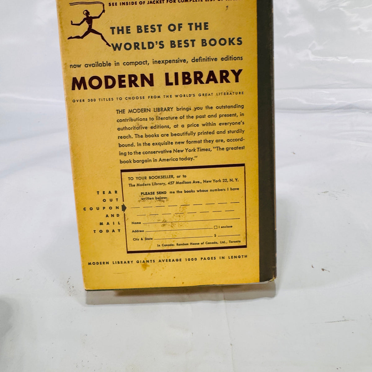 Humphry Clinker by Tobias Smollett (1929), A Modern Library Book