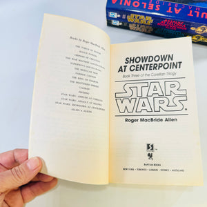 Star Wars Corellian Trilogy Complete 3 Book Set Roger MacBride Allen 1995 Bantam Paperbacks
