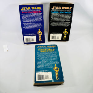Star Wars Corellian Trilogy Complete 3 Book Set Roger MacBride Allen 1995 Bantam Paperbacks