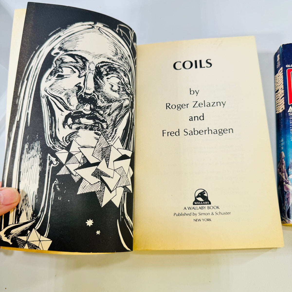 Coils and Changeling Roger Zelazny 2 Book Illustrated Sci Fi Paperback Lot 1981 1982