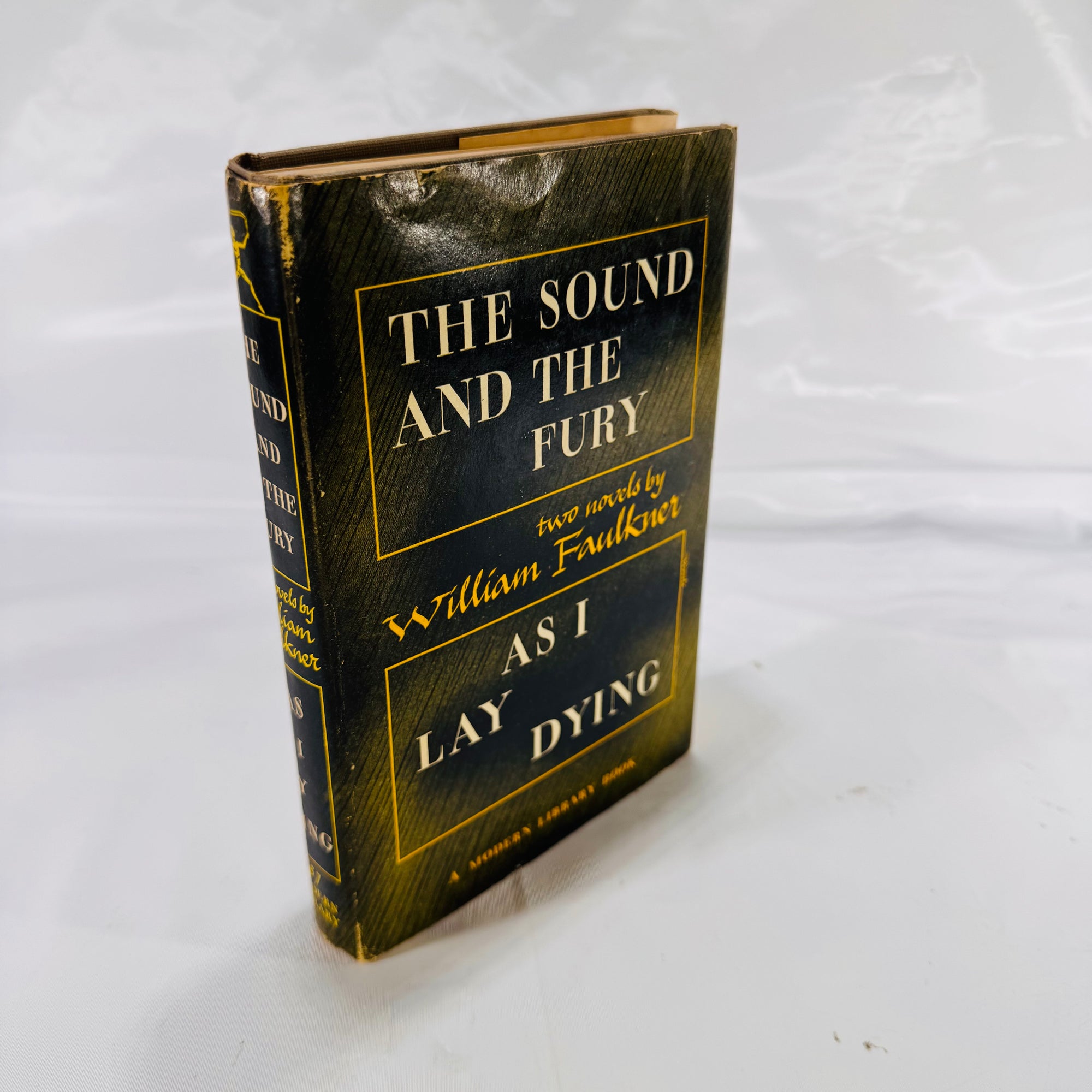 The Sound and the Fury & As I Lay Dying by William Faulkner (1946), A Modern Library Book, Hardcover with Dust Jacket