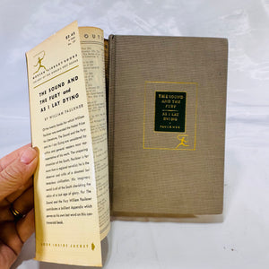 The Sound and the Fury & As I Lay Dying by William Faulkner (1946), A Modern Library Book, Hardcover with Dust Jacket