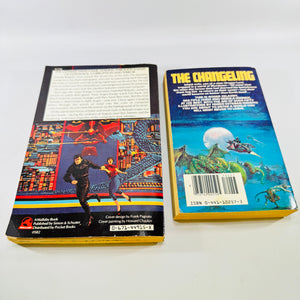 Coils and Changeling Roger Zelazny 2 Book Illustrated Sci Fi Paperback Lot 1981 1982