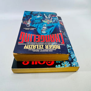 Coils and Changeling Roger Zelazny 2 Book Illustrated Sci Fi Paperback Lot 1981 1982