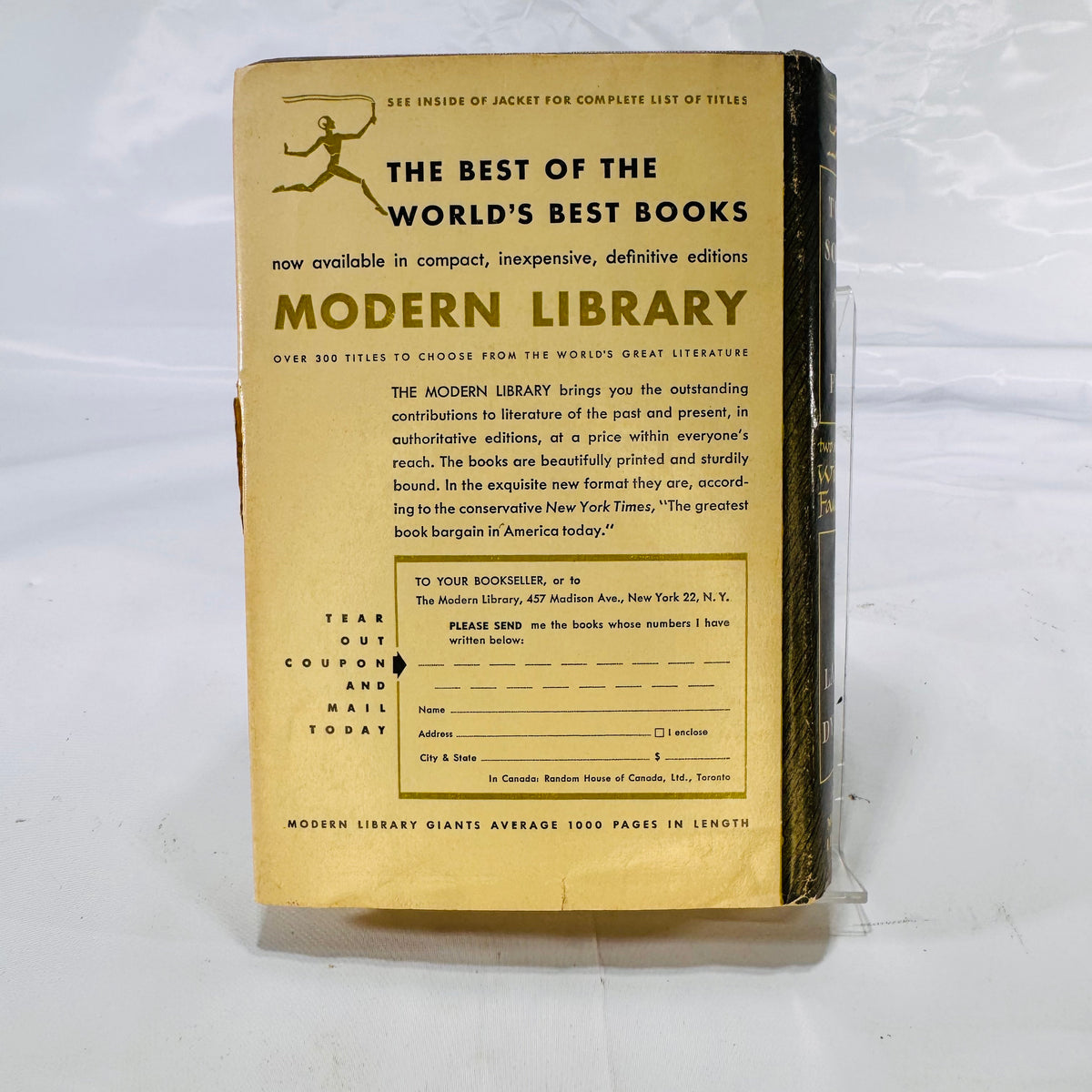 The Sound and the Fury & As I Lay Dying by William Faulkner (1946), A Modern Library Book, Hardcover with Dust Jacket
