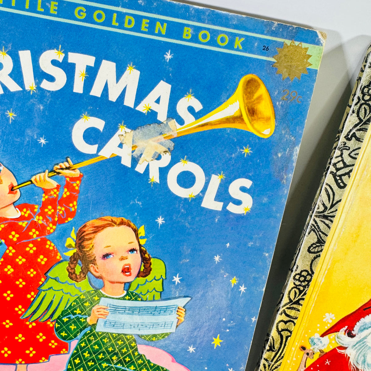 ABC for Christmas Golden Press, The Baby Born in a Stable 1965 Book Lot of 3