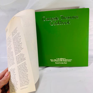 Carnegie Treasures Cookbook by Carnegie Institute Museum of Art (1984), First Edition, Hardcover with Dust Jacket